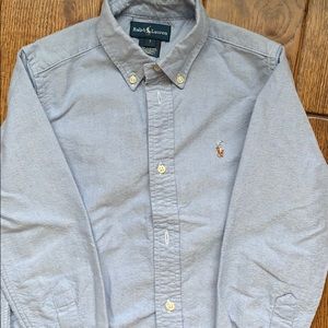 Ralph Lauren blue oxford button down